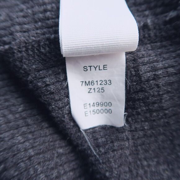 LUCKY BRAND Charcoal Gray Lived In Thermal Shirt Size L Crew Neck Cotton Raglan - Picture 9 of 9